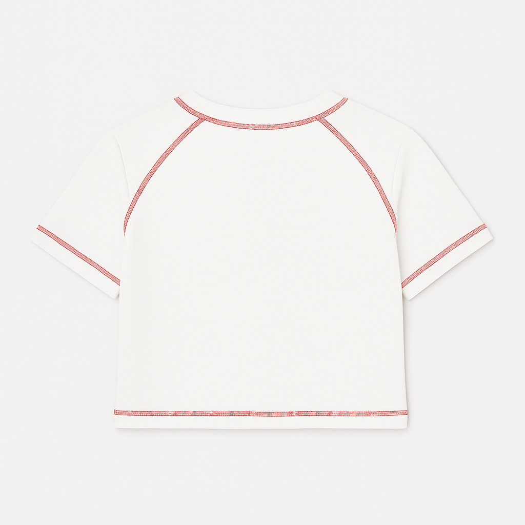 "The Red Heart" Crop Tee