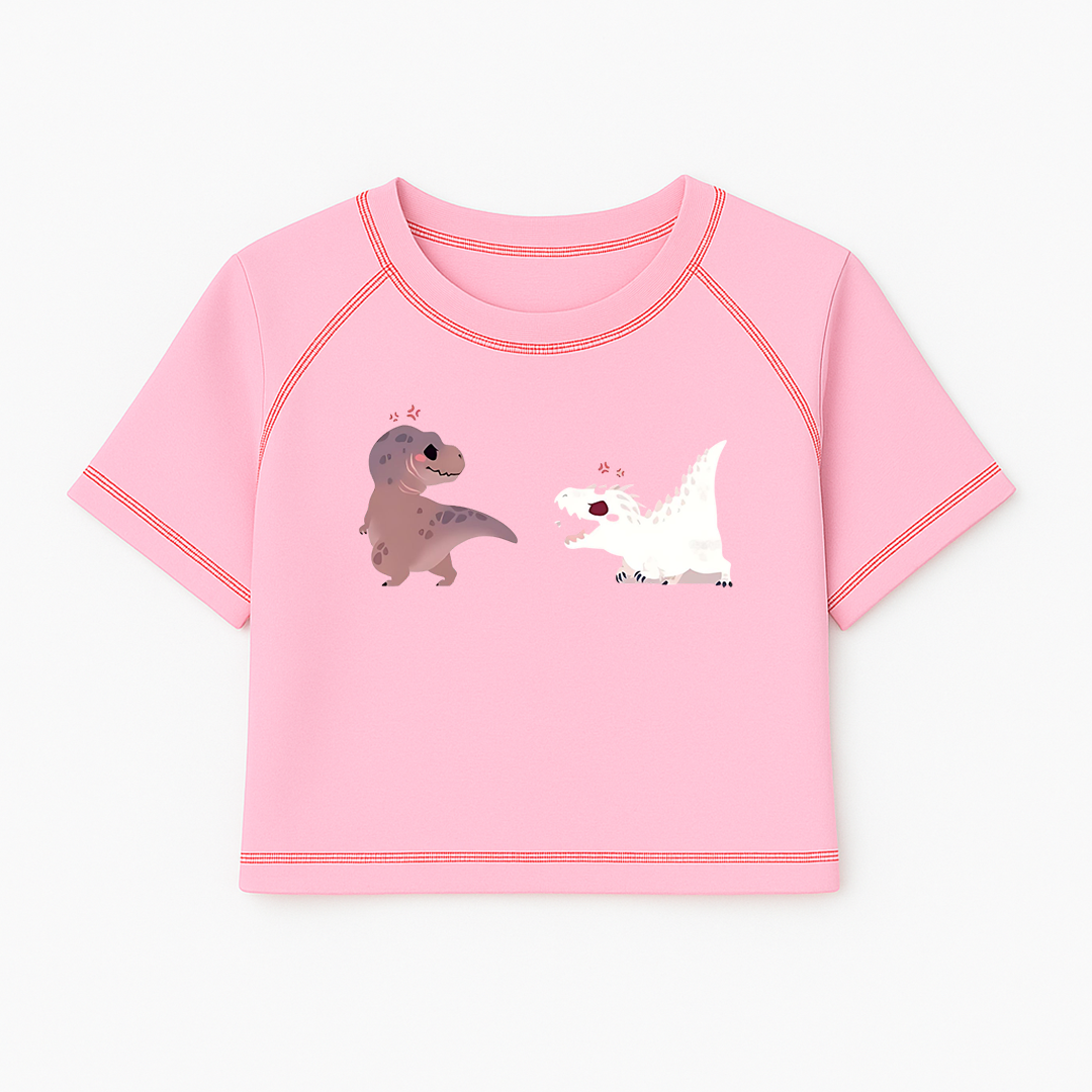"The Dinos" Crop Tee
