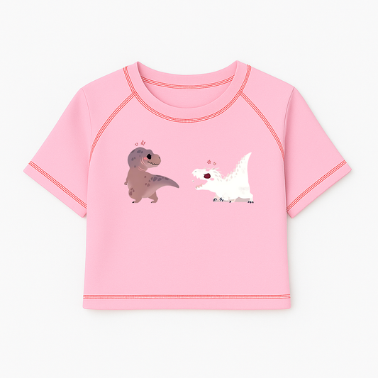 "The Dinos" Crop Tee